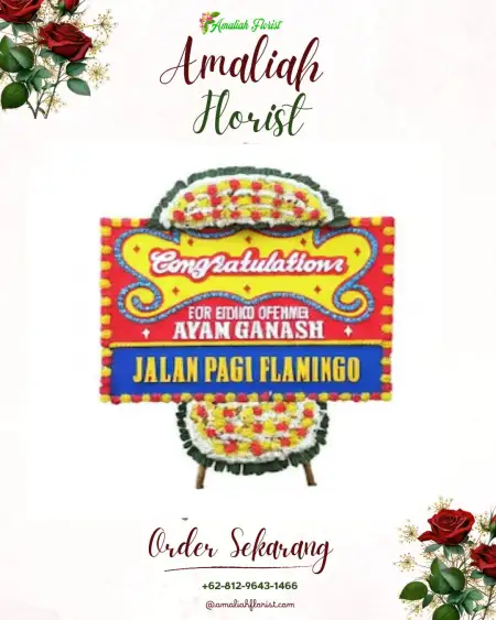 Sewa Papan Bunga Tlekung
